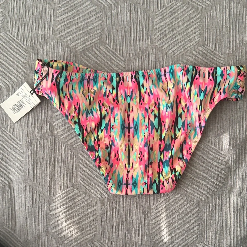 Colorful Patterned Bikini Bottom - Picture 2 of 2